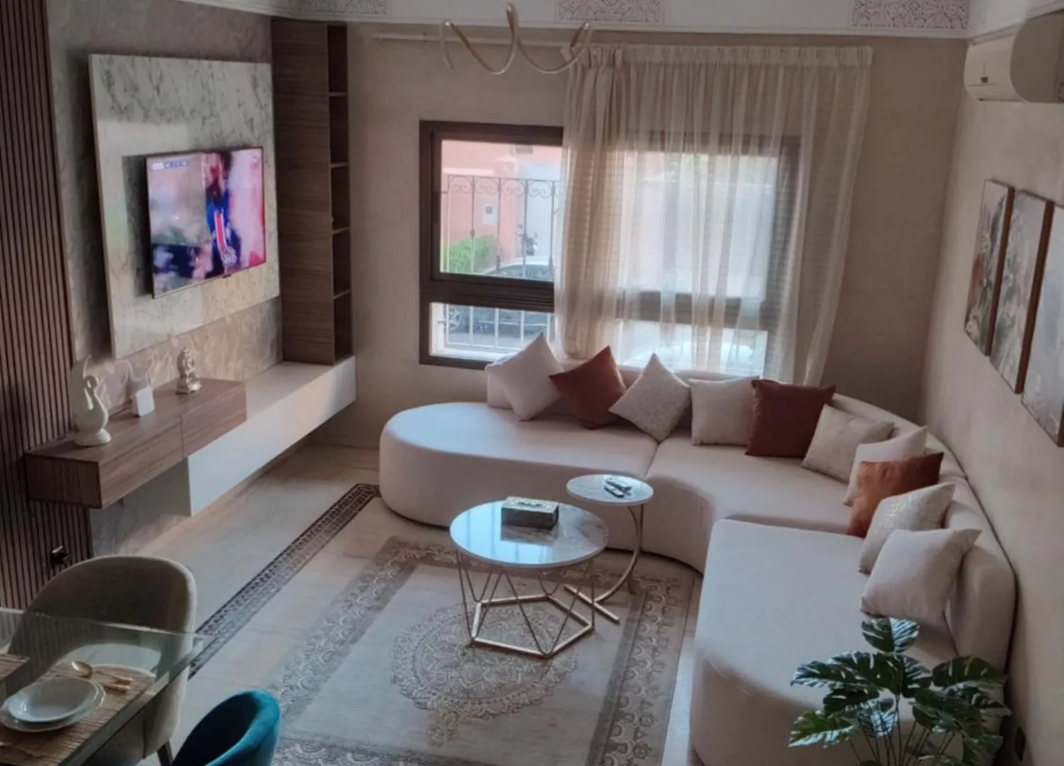 Luxury Apartment With Swimming Pool In Gueliz Marrakech Marakeş Fas
